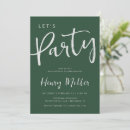 Search for hunter green invitations Trendy