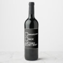 Search for naughty wine labels Red