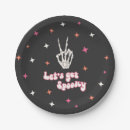 Search for halloween skeleton plates Pink