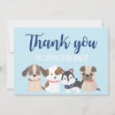 Search for puppy thank you cards Pawty
