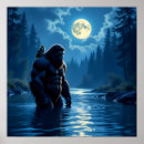 Search for sasquatch art Full moon