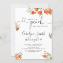 Search for georgia peach invitations Watercolor