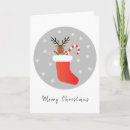 Search for candy cane cards Reindeer