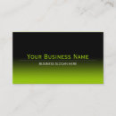 Search for lime green business cards Classic