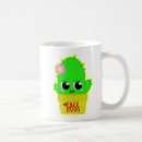 Search for cactus coffee mugs Kawaii