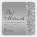 Search for thank you bat mitzvah stickers Girly
