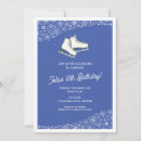 Search for skating rink party invitations Blue