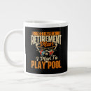 Search for shark with pool cue mugs Billiards club
