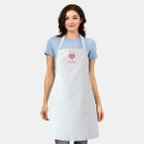 Search for monogram heart aprons Girly