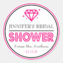Search for hot pink bachelorette party stickers Bride