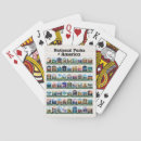 Search for state souvenir playing cards National park
