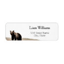 Search for grizzly return address labels Cute