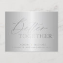 Search for silver wedding save the dates Calligraphy script