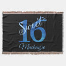 Search for glitter blankets Sweet 16