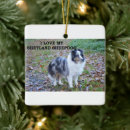 Search for sheltie christmas tree decorations Collie