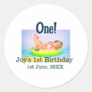 Search for first date stickers Happy 1st birthday
