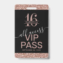 Search for badge invitations Vip pass
