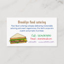 Search for sandwich business cards Food