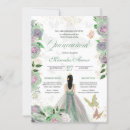 Search for lavender quinceanera invitations Quinceañera