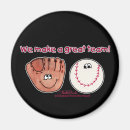 Search for baseball team magnets Cute