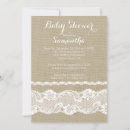 Search for burlap invitations Shower