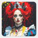 Search for red queen stickers Fantasy