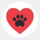 Search for heart paw stickers Puppy