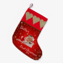 Search for babys 1st christmas stockings Typography