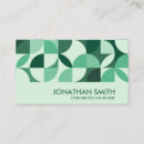 Search for emerald green business cards Leaves
