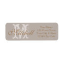 Search for cream wedding return address labels Vintage thank you