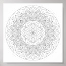 Search for mandala posters Adult colouring