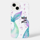 Search for cute mermaid iphone cases Blue