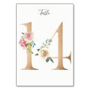 Search for 14 table cards Watercolor