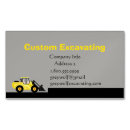 Search for excavation business cards Bulldozer