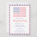 Search for flag 4th of july invitations Watercolor