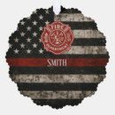 Search for firefighter christmas tree decorations Thin red line