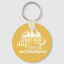 Search for adventure round key rings Road trip