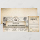 Search for nautical boarding pass invitations Beach
