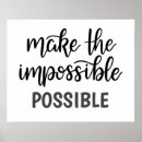 Search for impossible posters Typography