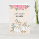 Search for pumpkin birthday cards White