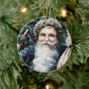 Search for old fashion santa christmas tree decorations Vintage santa claus