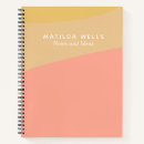 Search for coral monogram notebook notebooks Girly