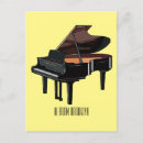 Search for keyboard instruments postcards Pianist