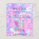 Search for pink flyers Beauty salon