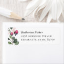 Search for pink rose return address labels Garden