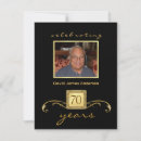Search for 70th dinner birthday invitations Formal