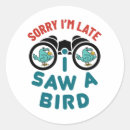 Search for birdwatcher stickers Ornithologist