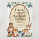 Search for twins foxes baby shower invitations Cute animals