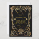 Search for great gatsby engagement party invitations Gold