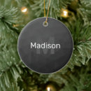 Search for gray christmas tree decorations For him